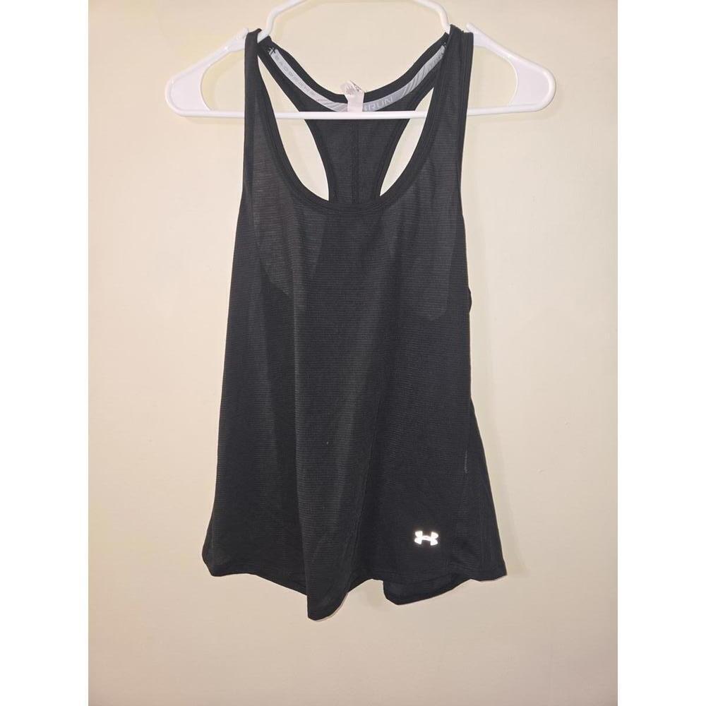 Under Armour Black HeatGear Racerback Tank Top XS